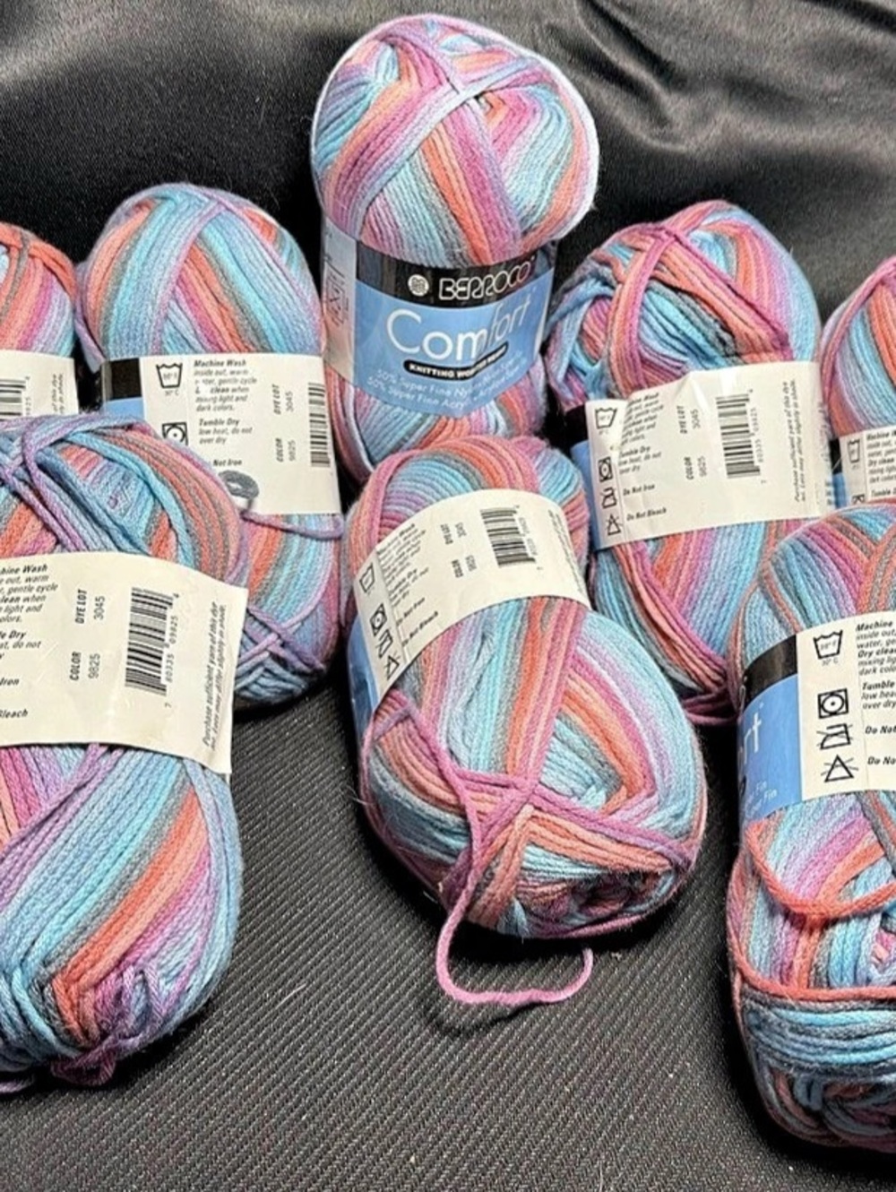 SUPER SOFT berroco Comfort Yarn Lot Multicolor
